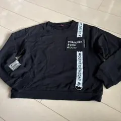 ラブトキ　子供　トレーナー　黒　L 160