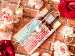 にゃむ様ご確認　ペアお箸ギフト　ラッピング　コースタープレゼント