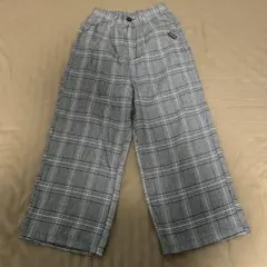 Pink Latte チェック柄 ワイドパンツ 150cm/XS