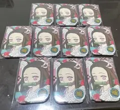 鬼滅の刃、竈門禰豆子、まるかく、缶バッジ、1弾、10点、幼少