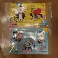 BT21 カラフルシール 2枚セット　くら寿司