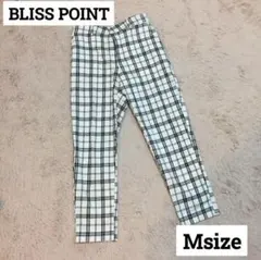 BLISS POINT ブリスポイント カジュアルパンツ ギンガムチェック Mのサムネイル