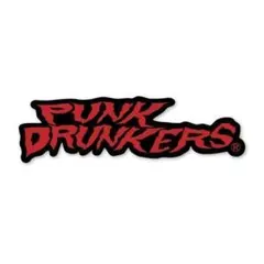 PUNKDRUNKERS ギザロゴステッカー 赤のサムネイル