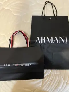 ARMANI & TOMMY HILFIGER ショッピングバッグセット