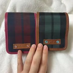 ランドセル型 ミニポーチ 2個セットのサムネイル