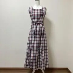 HARMONICA ハーモニカ　チェック　ロングワンピース　春　夏　ワンピースのサムネイル