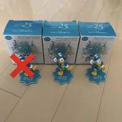 ディズニーシー　25周年　ミニチュアフィギュアコレクション　ドナルド　2つセット