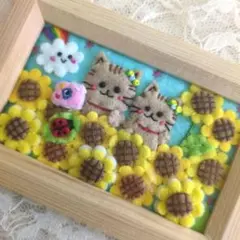 Fami　ウエディング　フレーム飾り　フェルト Fami様専用 ウエディング フレーム飾り フェルト - メルカリ