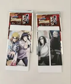 NARUTO キャラポス ミニステッカー ネジ ミナトオビト ヒナタ セット