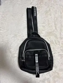 KANGOL ブラック スリングバッグ