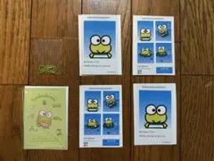 証明写真風スマロイド クリアカードキーホルダー けろけろけろっぴ