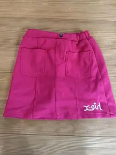 【新品】xgirl ポケット付きピンクスカート 120