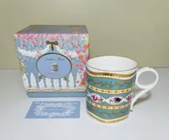 ★廃盤 希少 ウェッジウッド アーカイブ マグコレクション フローラルブロケード