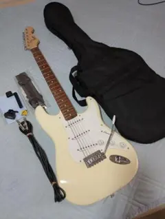 YAMAHA パシフィカ112エレキギター カバーケース、ストラップ、説明書