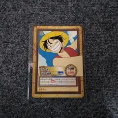 ワンピースカード　ルフィ　猪突猛進