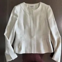 日本製！タグ付き新品【自由区】ノーカラージャケットのサムネイル