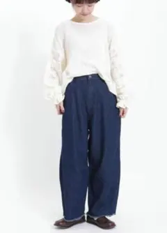 SM2　サマンサモスモス　前後着メッシュレースブラウス　未使用　キナリ