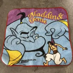 ディズニー アラジン ジーニー ミニタオル ハンカチ