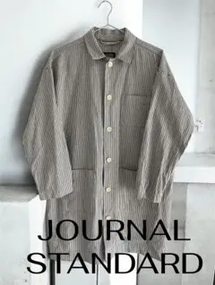 JOURNAL STANDARD ストライプ ロングジャケット　カバーオール