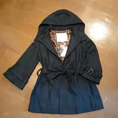 新品タグ付き ☆dritte ☆ ドリット ☆︎ウールカルゼ Aラインコート ☆