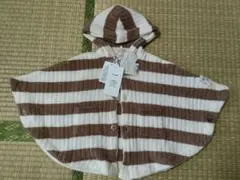 【新品タグ付き】ジェラートピケ　ベビーポンチョ