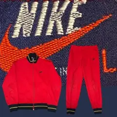 激レアoldnike80sセットアップジャージトラックジャケット紺タグビンテージ