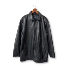 90s OLD GAP レザージャケット　レザー カーコート 野村訓市着用