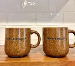 DEAN & DELUCA ハニーブラウン マグカップ2個セット