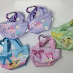 サンリオキャラクターズ ミニミニランチトートバッグ　4種セット まとめ売り