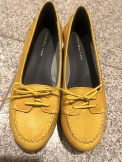 TOMMY HILFIGER ウェッジソール ローファー イエロー 24cmのサムネイル