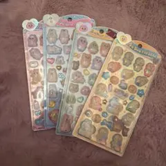 正規品　うるちゅるポップシール　おぱんちゅうさぎ　んぽちゃむ　きみまろ