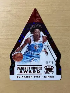 /75 NBA DE’AARON FOX CROWN ROYALE AWARD