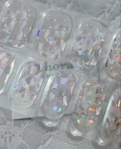 ohora N Petal Rain 15枚　クリア　シェル　キラキラ　春ネイル