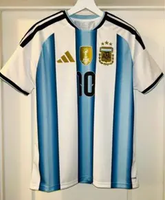 アルゼンチン代表2022W杯ユニフォーム L 古着メッシMessi アルゼンチン代表 メッシ 2022W杯ユニフォーム Lサイズ 新品未使用