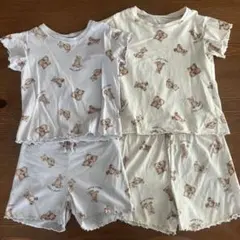 GUキッズパジャマ２着セット