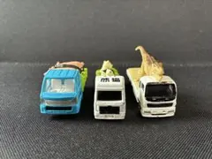 トミカ ミニカー 動物フィギュア付き　3台