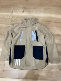 adidas 130キッズジャケット ベージュ