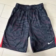 【美品】Nike キッズL 155バスケットパンツ 黒赤