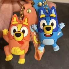 ブルーイ　ビンゴ　キーホルダー 2点セット② Ｂ級品