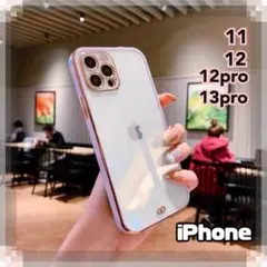 iPhoneケース　クリア　シンプル　耐衝撃　韓国　おしゃれ　スマホカバー