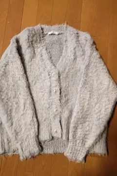 earth music&ecology グレー カーディガン