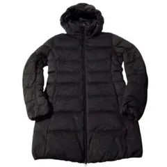 UNIQLO シームレスダウンショートコート 黒 M