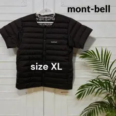 美品✨モンベル　スペリオダウン ラウンドネックT　ブラック　XL