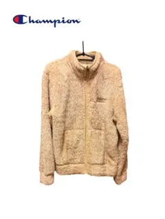 Champion フリースジャケット ベージュ