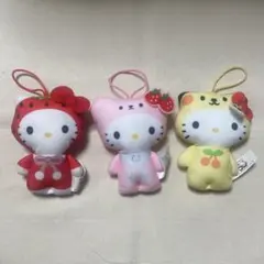 マクドナルド ハッピーセット ハローキティ 50周年 ぬいぐるみ キーホルダー