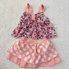 おまけつき♡ Disney ミニーちゃん ベビー セパレート 水着 80cm