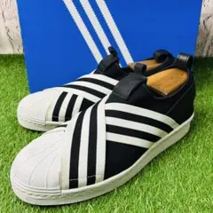 【極美品】adidas SUPER STAR レザー 本革 厚底 26.5