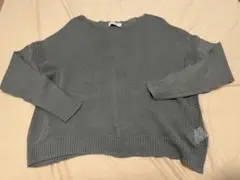 《B:MING by beams》 ニットカーディガン グリーン サマーニット