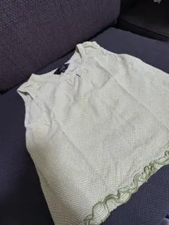 ensuite ギンガムチェックブラウス