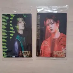 BATTLE OF TOKYO 藤原樹　渡邉廉　カードセット　LDH